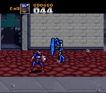 Captain America and the Avengers (USA) screen shot game playing